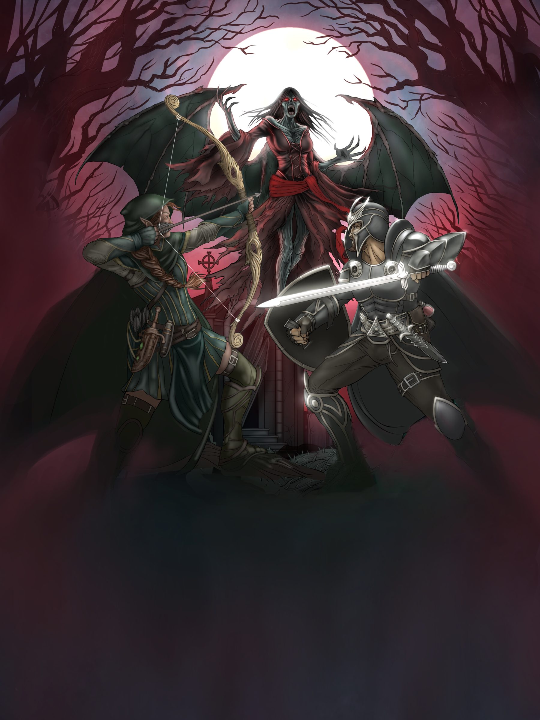 Fantasy coin illustration for Goliath Coins