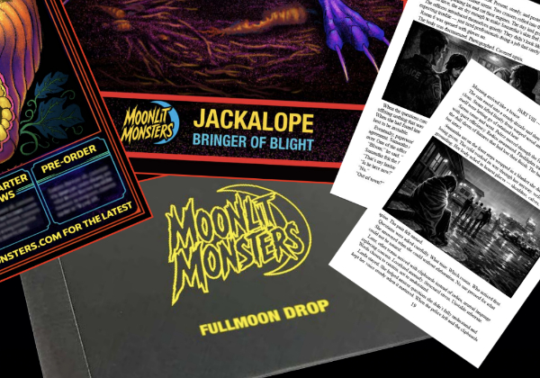 Moonlit Monsters full moon drops sample image