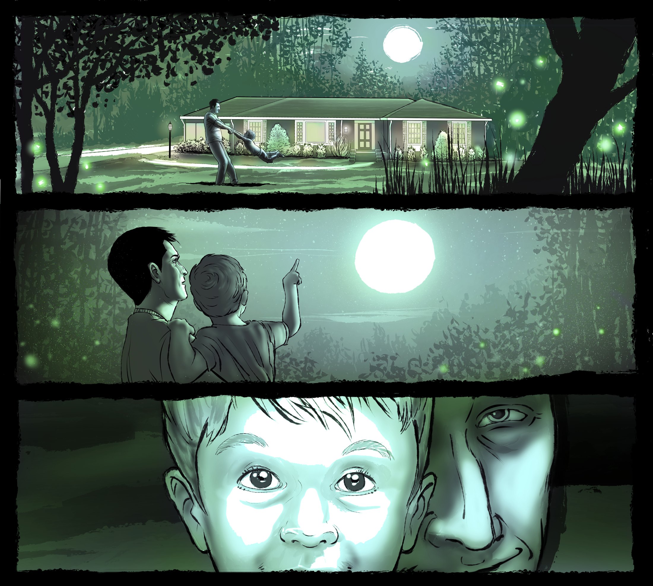 Finished page artwork from Icarus